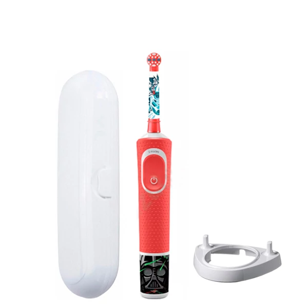 Зубна щітка Oral-B D100 Kids &quot;Зоряні війни&quot; підставка ріжок + футляр білий ЄС