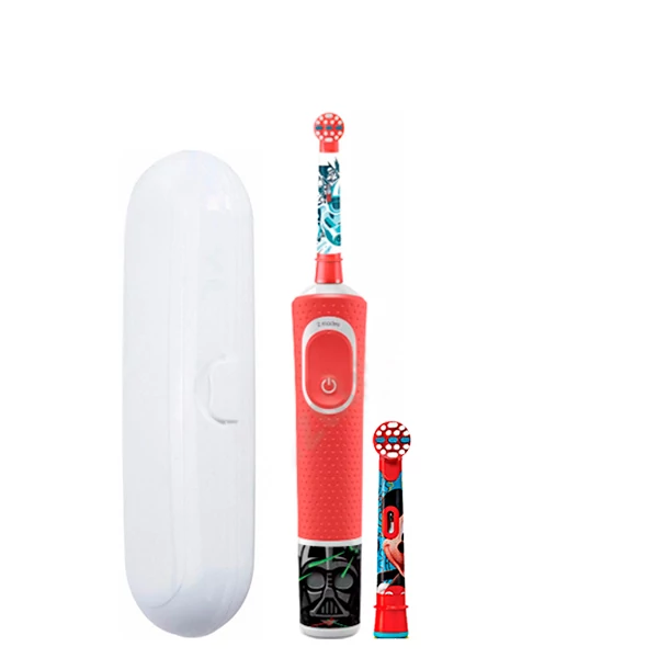 Зубна щітка Oral-B D100 Kids &quot;Зоряні війни&quot; 2 нас. + футляр білий