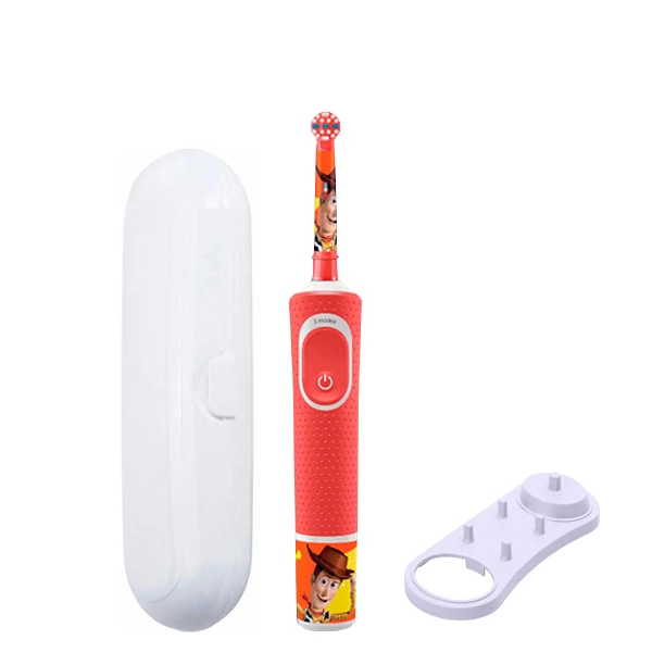 Зубна щітка Oral-B D100 Kids "Toy Story" підставка + футляр білий