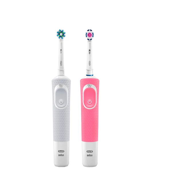 Зубна щітка Vitality D100 White + Pink ЄС
