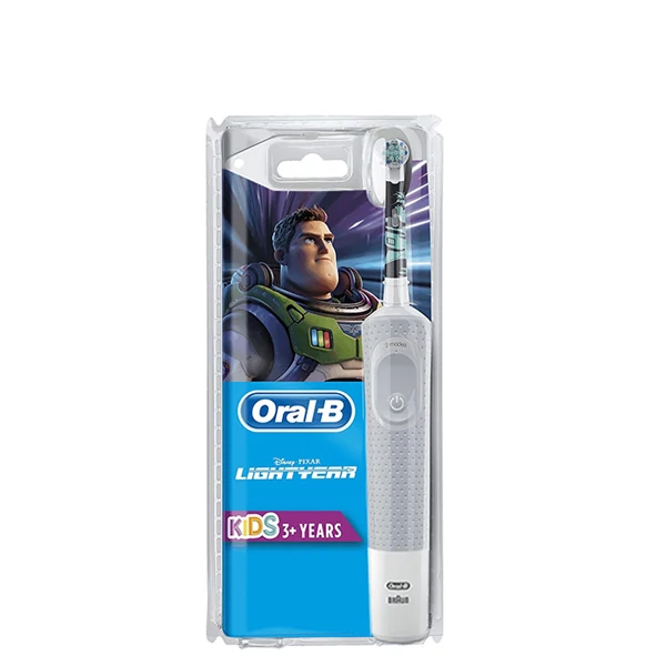 Електрична зубна щітка Oral-B D100 Vitality Kids Lightyear Extra Soft