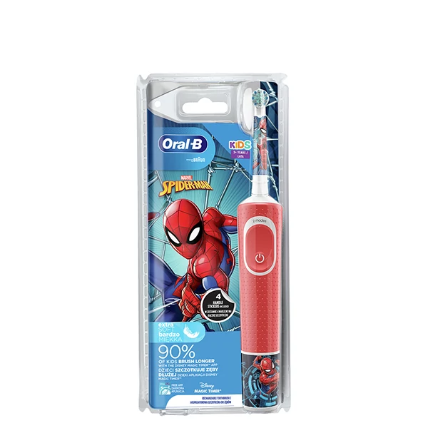 Зубна щітка Oral-B D100.413.2K Kids Extra Soft Marvel Spider-Man ЄС