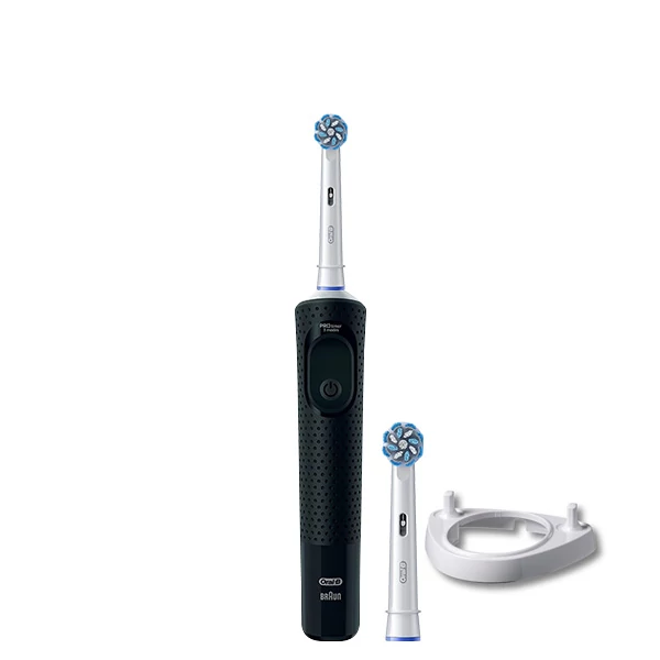 Зубна щітка Oral-B D103 Junior Black 2 насадки + підставка ЄС