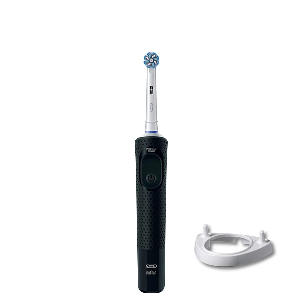 Зубна щітка Oral-B D103 Junior Black + підставка ріжок
