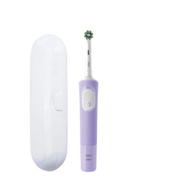 Електрична зубна щітка Oral-B D103 Vitality Pro Cross Action CleanMaximiser Lilac Mist Violet + Футляр