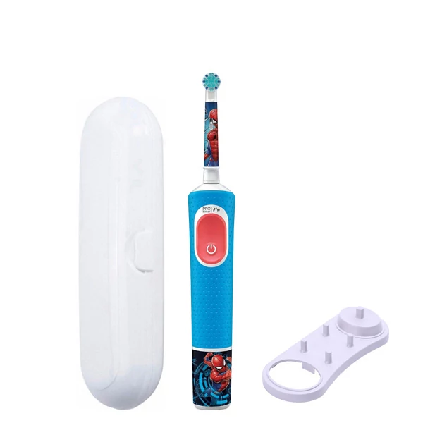 Електрична зубна щітка Oral-B D103.413.2K Vitality Pro Kids Spider-Man підставка + Футляр