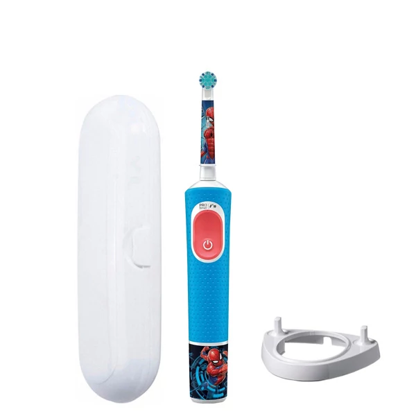 Електрична зубна щітка Oral-B D103.413.2K Vitality Pro Kids Spider-Man підставка ріжок + Футляр ЄС