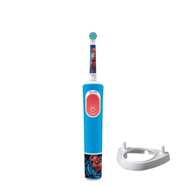 Електрична зубна щітка Oral-B D103.413.2K Vitality Pro Kids Spider-Man + Підставка ріжок ЄС