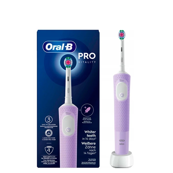 Електрична зубна щітка Oral-B D103.413.3 Vitality Pro Lilac Mist Violet 3DWhite