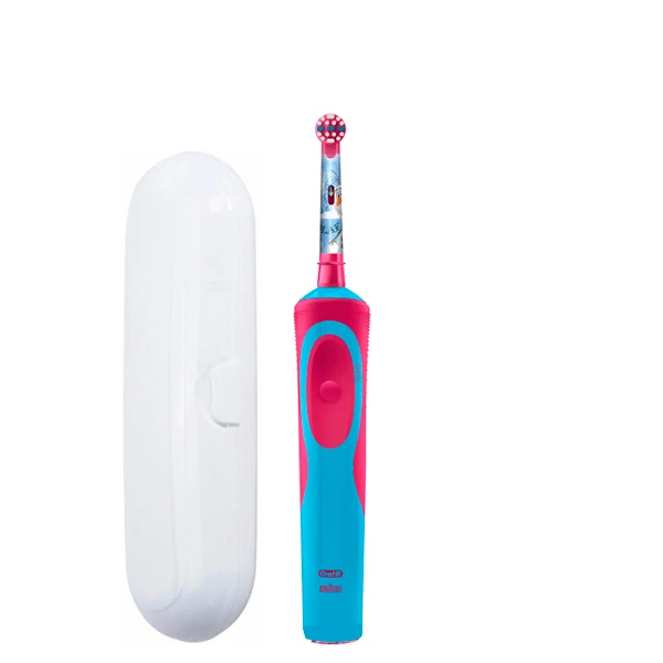 Зубна щітка Oral-B D12.513K Stages «Холодне серце» + футляр білий