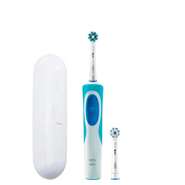 Зубна щітка Oral-B D12.513 Vitality - Cross Action 2 нас. + футляр білий