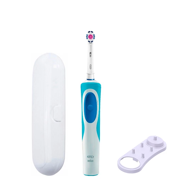 Зубна щітка Oral-B D12.513 Vitality - Відбілююча підставка + футляр білий