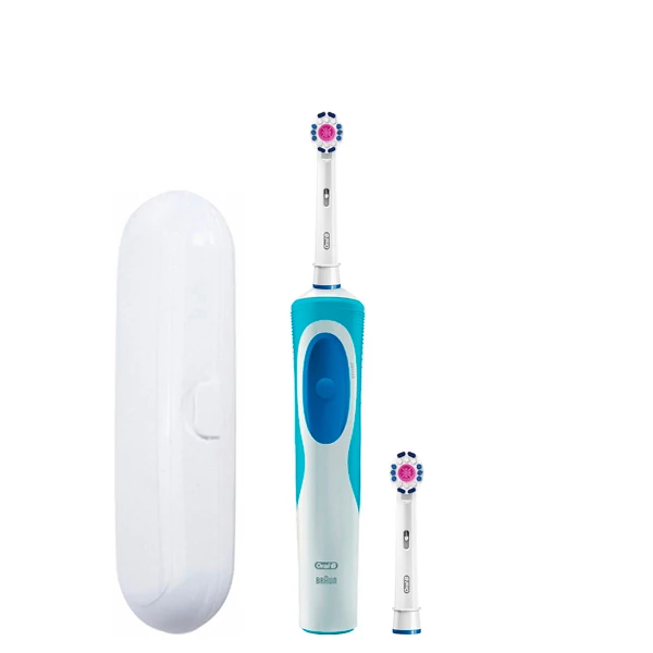 Зубна щітка Oral-B D12.513 Vitality - Відбілююча 2 нас. + футляр білий ЄС