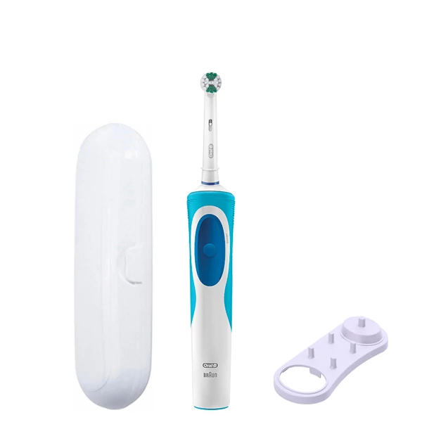 Зубна щітка Oral-B D12.013.1 Vitality Easy Clean Підставка + Футляр білий