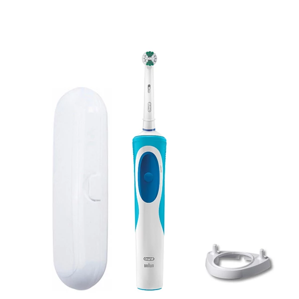 Зубна щітка Oral-B D12.013.1 Vitality Easy Clean Підставка ріжок + Футляр білий ЄС
