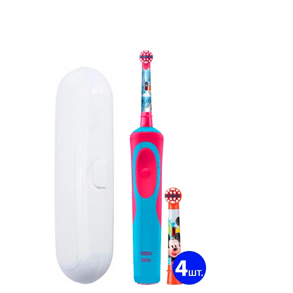 Зубна щітка Oral-B D12.513K Stages Power «Холодне серце» дитяча (5 нас.) + футляр