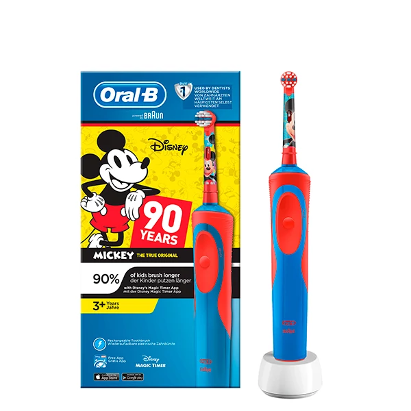 Зубна щітка Oral-B D12.513K Stages Power Міккі (від 3 років) дитяча