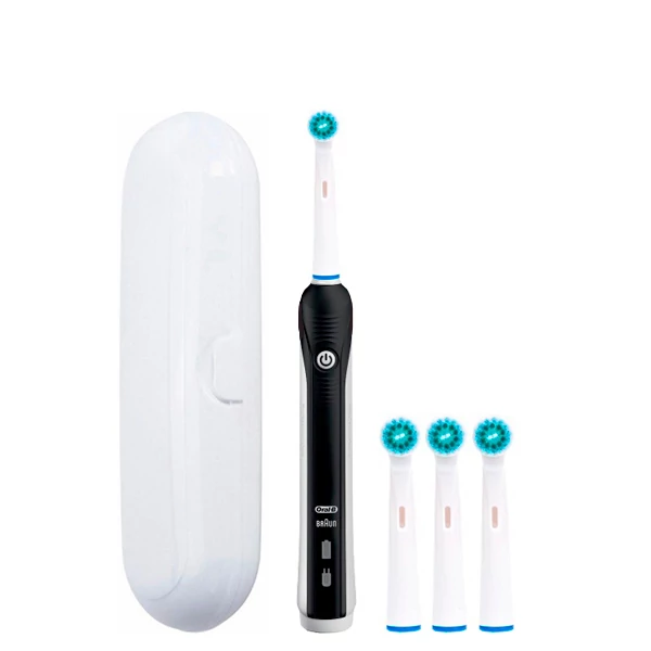 Електрична зубна щітка Oral-B D16 PRO Black Sensetive з футляром ЄС