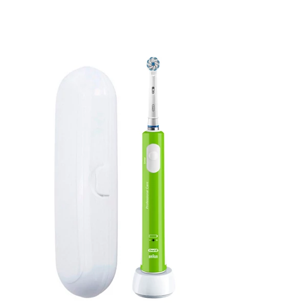 Зубна щітка Oral-B D16.513.1 Junior Green для дітей 6+ з футляром