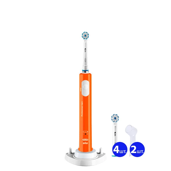 Зубна щітка Oral-B D16 Junior Orange для дітей 6+ (5 нас.) + ріжок