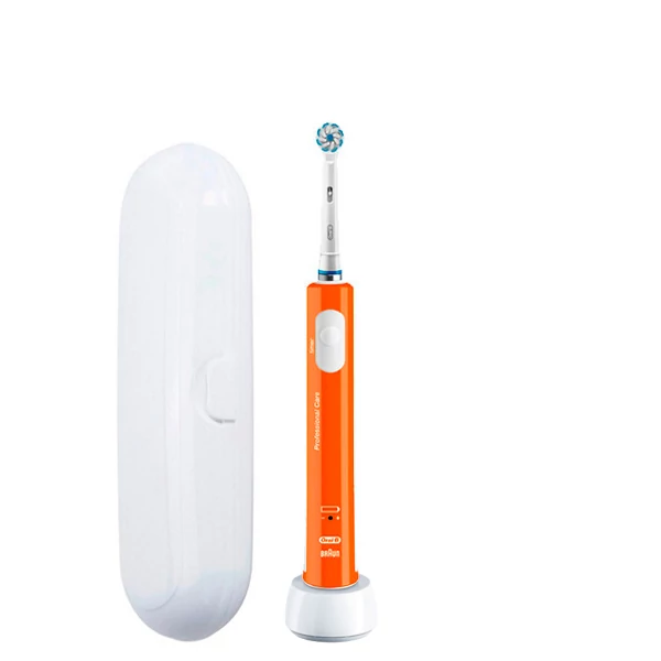 Зубна щітка дитяча Oral-B D16 Junior 6+ Orange з футляром