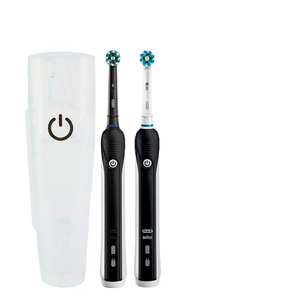 Зубна щітка Oral-B D16 PRO Family Pack 2in1 Black+Black з футляром ЄС