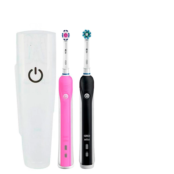 Зубна щітка Oral-B D16 PRO Family Pack 2in1 Black+Pink з футляром ЄС