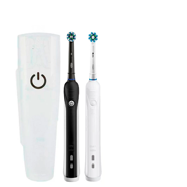 Зубна щітка Oral-B D16 PRO Family Pack 2in1 Black+White з футляром ЄС