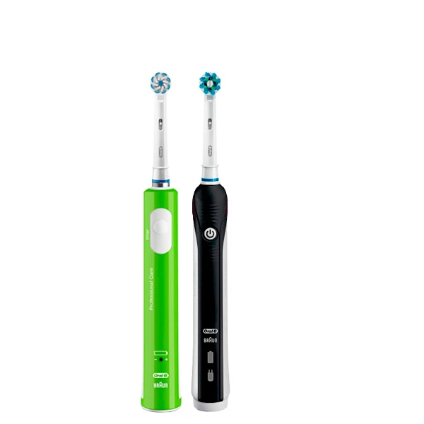 Зубна щітка Oral-B D16 PRO Family Pack 2in1 Black + Junior Green