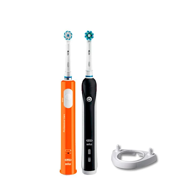Зубна щітка Oral-B D16 PRO Family Pack 2in1 Black + Junior Orange + ріжок ЄС