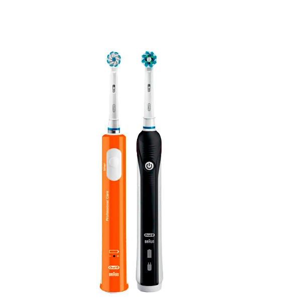 Зубна щітка Oral-B D16 PRO Family Pack 2in1 Black + Junior Orange ЄС