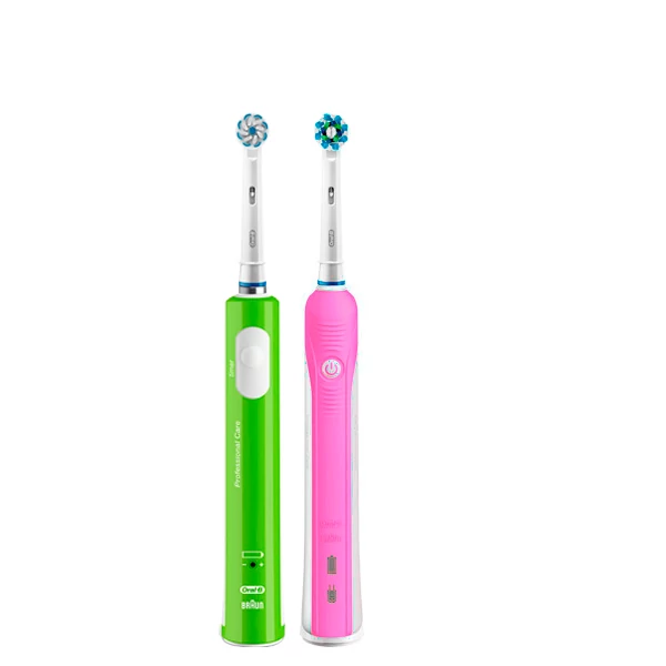 Зубна щітка Oral-B D16 PRO Family Pack 2in1 Pink + Junior Green ЄС