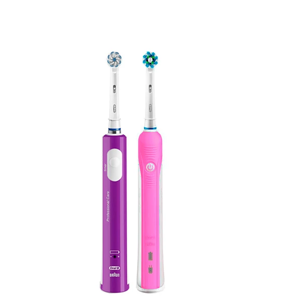 Зубна щітка Oral-B D16 PRO Family Pack 2in1 Pink + Junior Purple