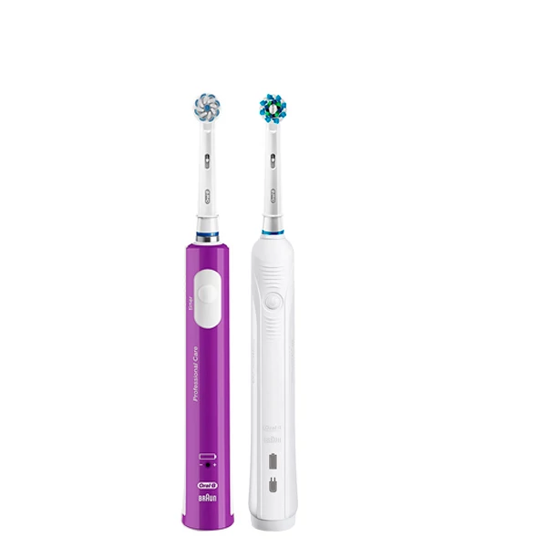 Зубна щітка Oral-B D16 PRO Family Pack 2in1 White + Junior Purple ЄС