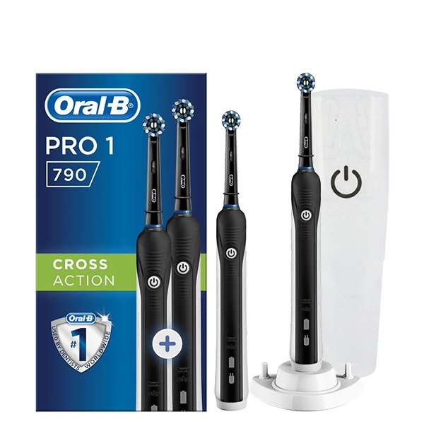 Зубна щітка Oral-B D16 Pro 790 Black Family Pack ріжок+футляр