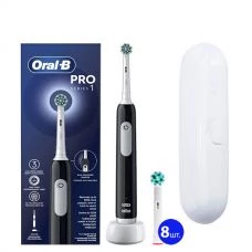 Електрична зубна щітка Oral-B D305.513.3 Pro Series 1 Black (9 нас.) + Футляр