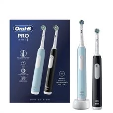 Електричні зубні щітки Oral-B D305 Pro Series 1 Family Pack Blue + Black ЄС
