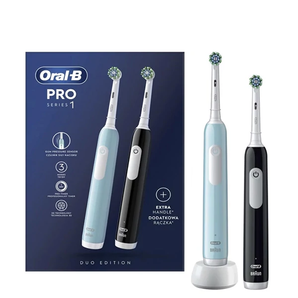 Електричні зубні щітки Oral-B D305 Pro Series 1 Family Pack Blue + Black