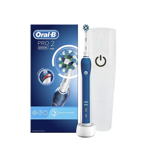 Зубна щітка Oral-B D501 PRO 2 2000N Blue з футляром