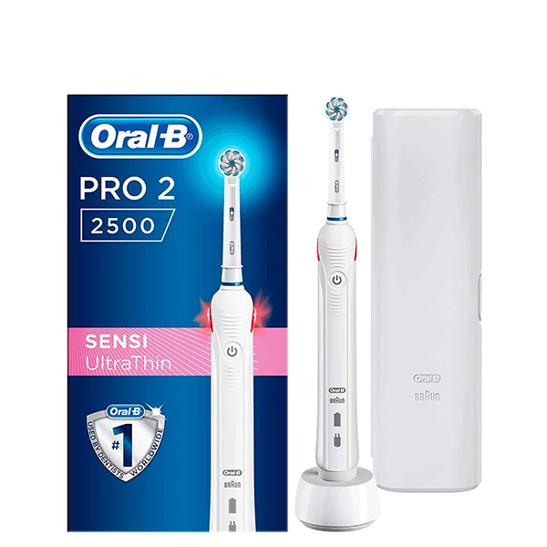 Зубна щітка Oral-B D501 Pro 2 2500 White з футляром