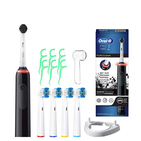 Зубна щітка Oral-B D505 PRO 3 3000 Black Special Edition з ріжком ЄС