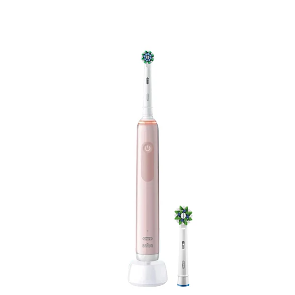 Електрична зубна щітка Oral-B D505.513.3 PRO 3 3000 Pink (2 нас.) ЄС