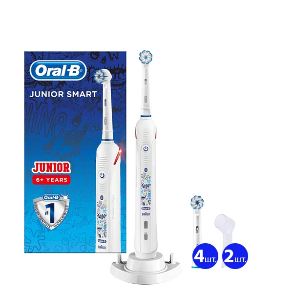 Зубна щітка Oral-B D601 Junior Smart (5 нас.) + ріжок ЄС