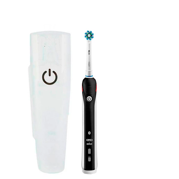Зубна щітка Oral-B D601 Pro4 5000 Bluetooth Light Black + футляр ЄС