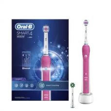 Зубна щітка Oral-B D601 Smart 4 4000W Pink з Bluetooth