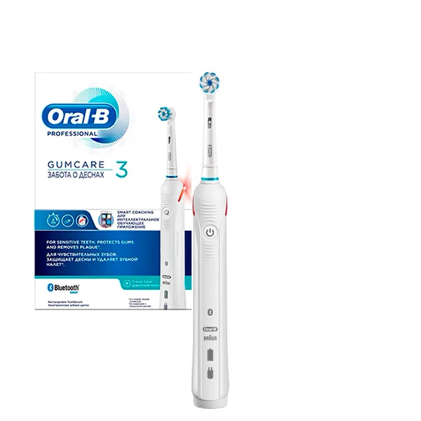 Зубна щітка Oral-B D601 Smart 4000N White з Bluetooth Електрична