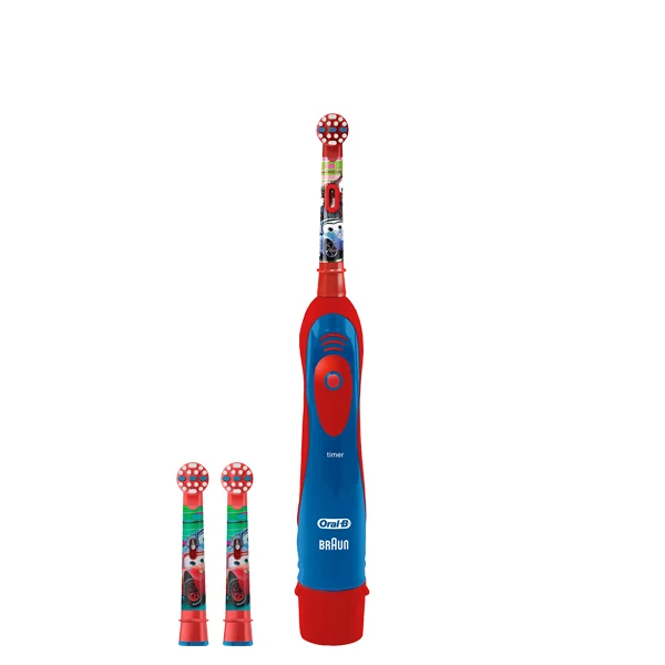Зубна щітка Oral-B DB4.510.К «Тачки» на батарейках дитяча + 2 нас. ЄС
