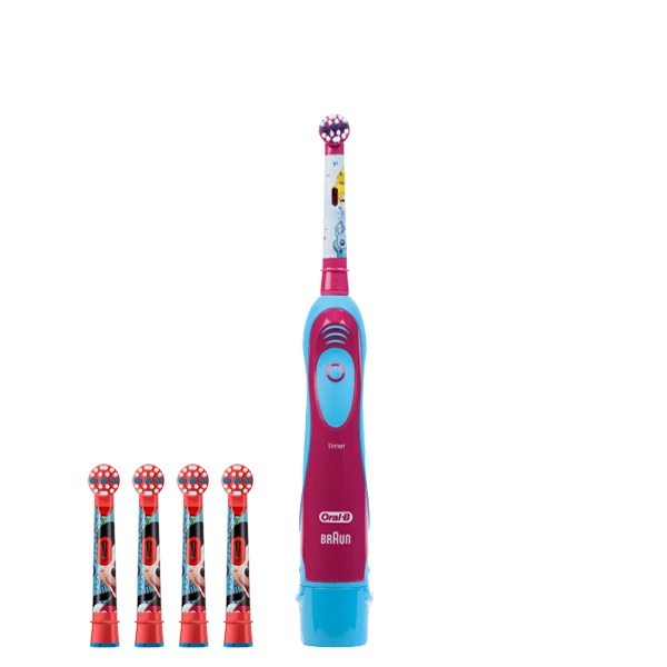 Зубна щітка Oral-B DB4.510.К Принцеса на батарейках дитяча + 4 нас. Міккі ЄС