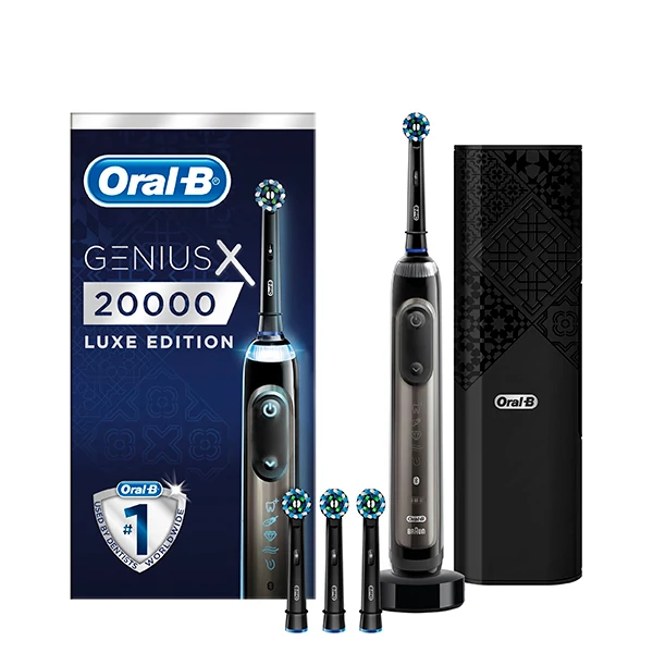Зубна щітка Oral-B D706 Genius X 20000N Gray Luxe Edition зі штучним інтелектом ЄС