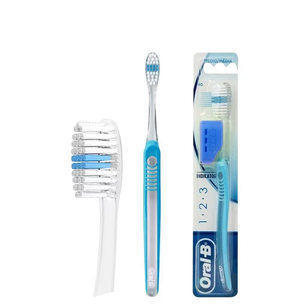 Зубна щітка Oral-B Indicator 1-2-3 Medium Blue (40 мм.)